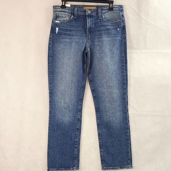 New JOE'S JEANS Women's (28) The LARA Mid Rise Cigarette Ankle Blue Jeans $198 - Picture 6 of 16